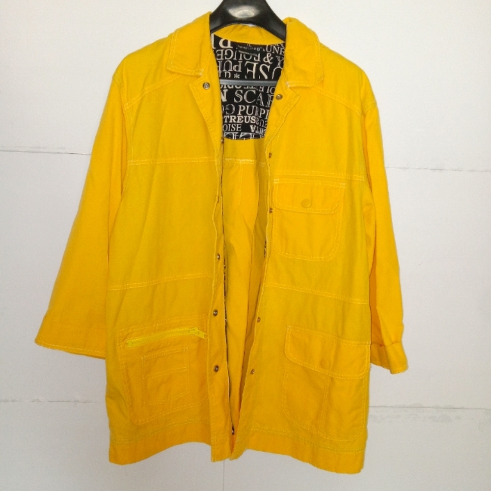 Carole little yellow denim jacket